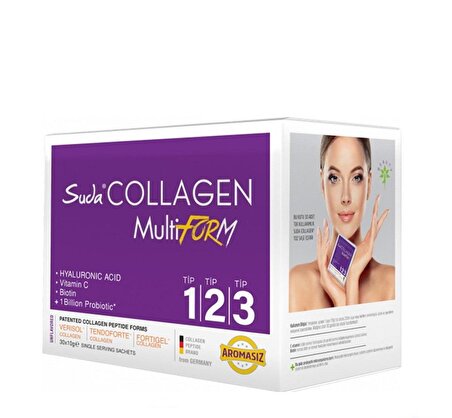 Suda Collagen Multiform Aromasız 30 x 10 gr (svm101)