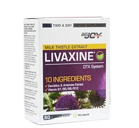 BigJoy Vitamins Livaxine 60 Bitkisel Kapsül (bjv101)