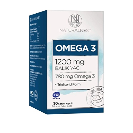 Naturalnest Omega 3 1200 mg Balık Yağı 30 Kapsül (nrn101)