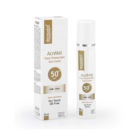 Dermoskin Acne Mat Face Protection Gel Cream Spf 50+ 50 ml