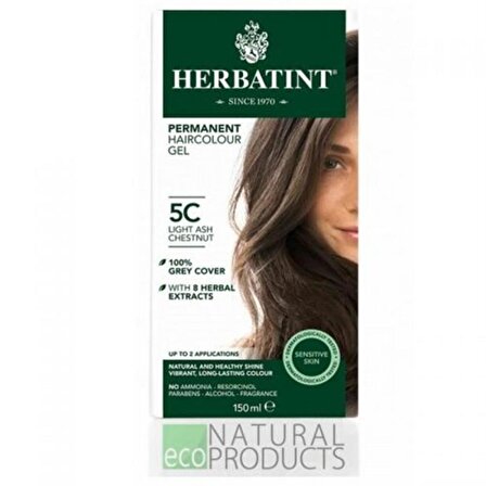Herbatint Saç Boyası 5C Light Ash Chestnut (hbt101)
