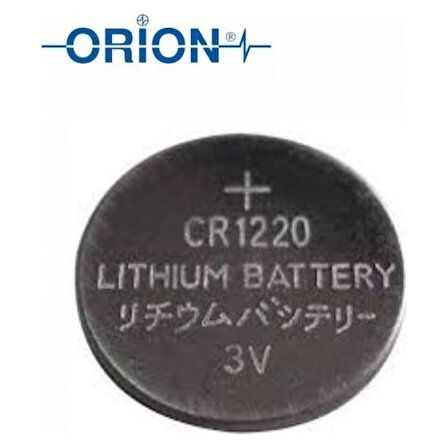 Orion 5'li CR1220 3V Lityum Pil / CR 1220 3V Düğme Pil Kart Paket