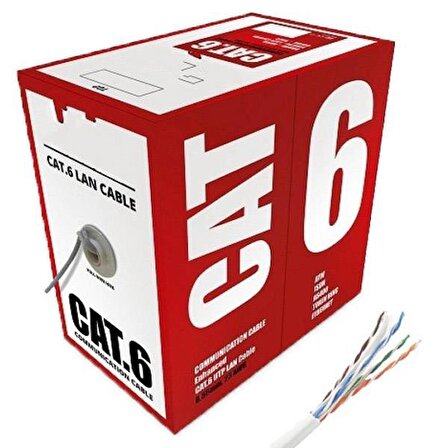 305MT Metre CAT6 23AWG Kablo Ethernet İnternet Network Ağ iP Kamera Kablo