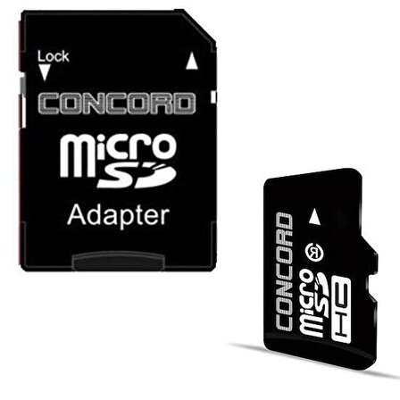 64 Gb Micro SD Adaptör Dahil Hafıza Kartı Concord C-M64