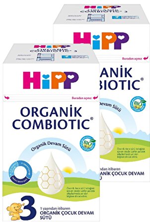 Hipp 3 Combiotic Organik Devam Sütü 600 gr x 2 Adet