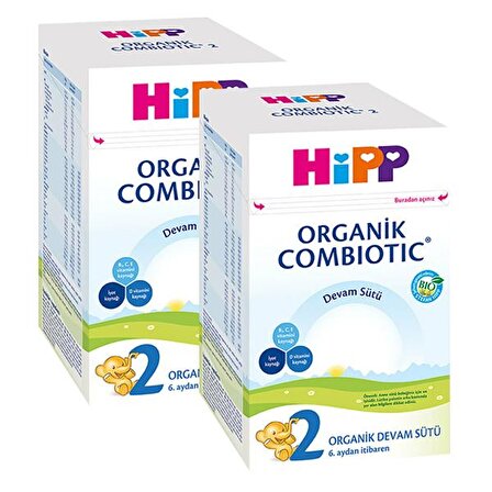 Hipp 2 Organik Bebek Sütü Combiotic 800 gr x 2 Adet