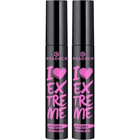 Essence I Love Extreme Volume Hacim Maskara x 2 Adet