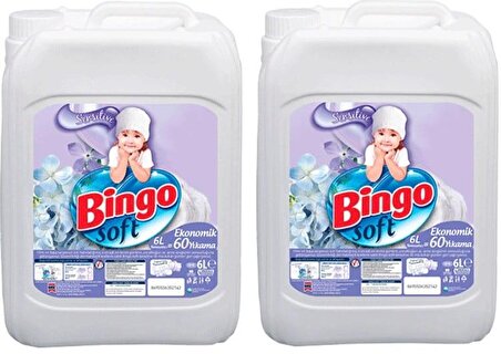 Bingo Soft Yumuşatıcı Sensitive 5 lt x 2 Adet