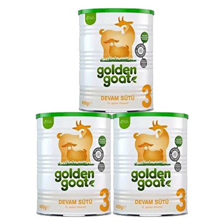 Golden Goat 3 Keçi Devam Sütü 400 gr x 3 Adet