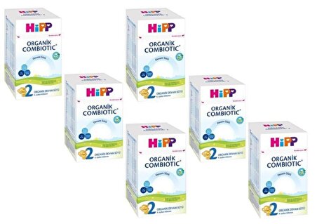 Hipp Organik Combiotic 2 Prebiyotik Devam Sütü 6 x 800 gr