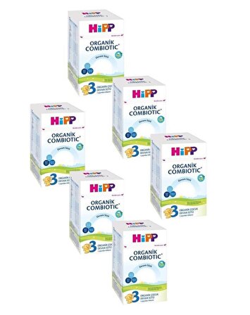 Hipp Organik Combiotic 3 Prebiyotik Devam Sütü 6 x 800 gr