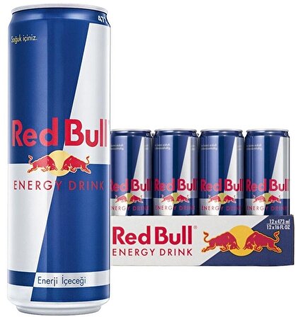 Red Bull Enerji İçeceği 473 ml x 12 Adet