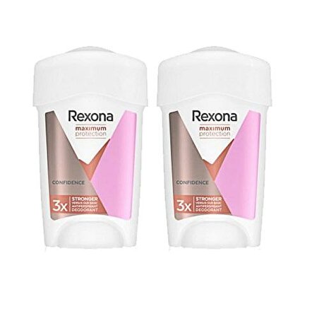 Rexona Maximum Protection Antiperspirant Ter Önleyici Leke Yapmayan Stick Deodorant 45 ml x 2