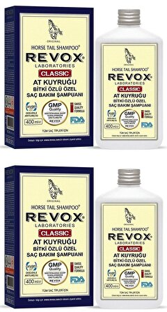 Revox At Kuyruğu Sampuan 400 ml x 2 Adet