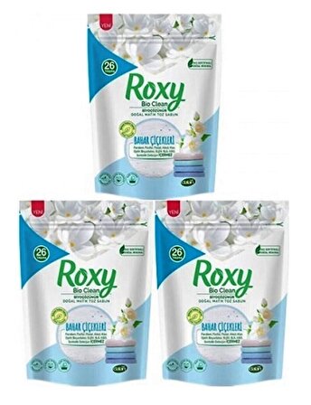 Dalan Roxy Bio Clean Matik Toz Sabun Bahar Çiçekleri 800 gr x 3 Adet