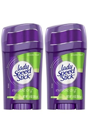Lady Speed Stick Powder Fresh Deodorant 39.6 Gr 2li Set