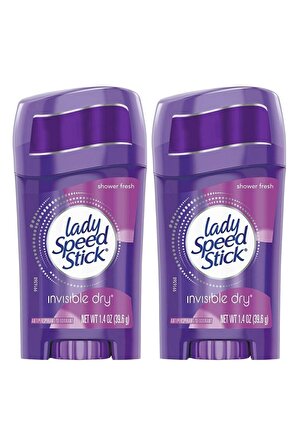 Lady Speed Stick Shower Fresh Deodorant 39.6 Gr 2li Set