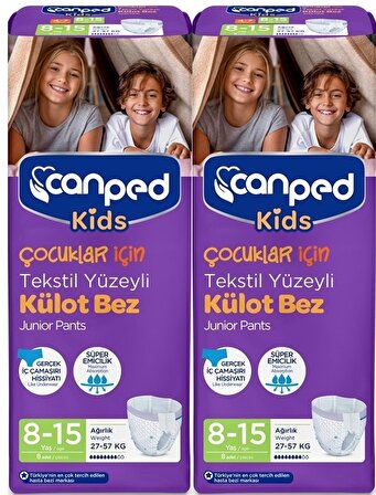 Canped Kids 2x8'li Çocuk Külot Bez