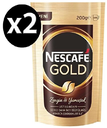 Nescafe Gold Yumuşak içim 200 gr x 2 adet