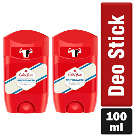 Old Spice Whitewater Deodorant Stick 50 ml x 2 Adet