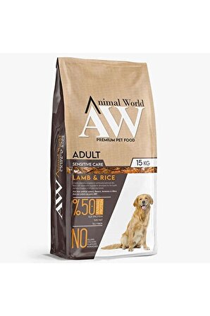 Sensitive Lamb Rice Kuzu Etli Köpek Maması 15 kg