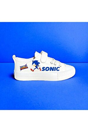 sonic new baskılı sneaker çocuk spor ayakkabı spor ayakkabı