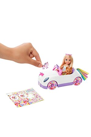 Oyuncak Barbie Chelsea Bebek Ve Arabası Gxt41