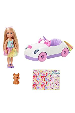 Oyuncak Barbie Chelsea Bebek Ve Arabası Gxt41