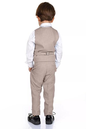 Yelekli Erkek Çocuk Takım Elbise MNK0272