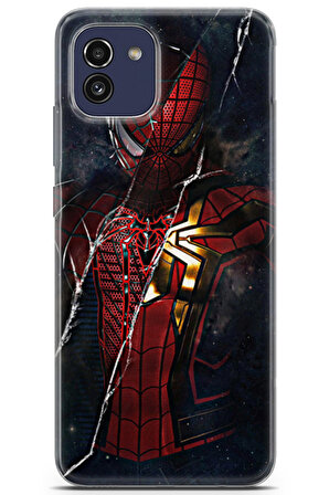 Samsung Galaxy A03 Kılıf Monero 10 Spider Man Full HD Kılıf 