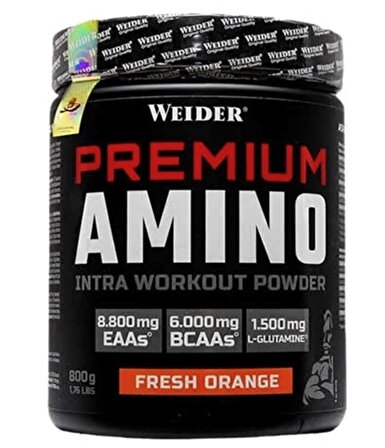  Weider Premium Amino Intra Workout Powder 800 Gr Portakallı