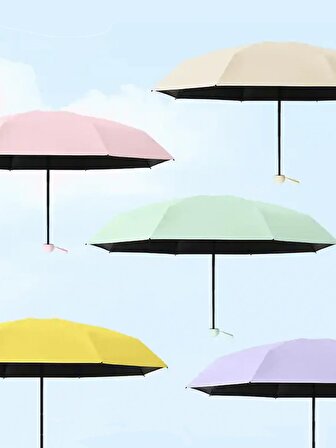 8 Telli Kapsül Şemsiye Mor