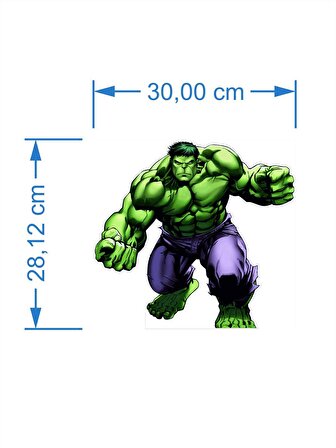 Hulk Ayaklı Maket 30 cm