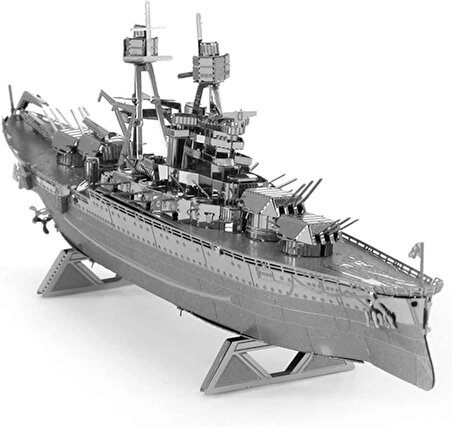 DIY 3D Metal Puzzle Askeri USS Arizona Savaş Gemisi