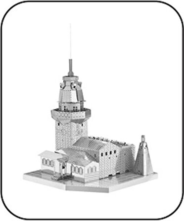 Kız Kulesi 3D Metal Puzzle, Maket Hediyelik