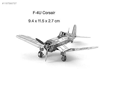 3D Model Metal Puzzle Uçak el yapımı Bulmaca yetişkin çocuk oyuncak tarzı hediye
