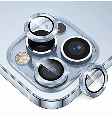 BufaloGlass iPhone 15/ Plus Blue Premium Mavi Lens Koruyucu/ Mineral Camera Protector