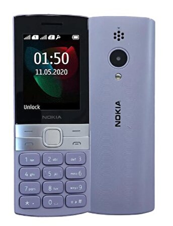 Nokia New 515 Tuşlu Cep telefonu Kameralı (İthalatçı Garantili) Mor 