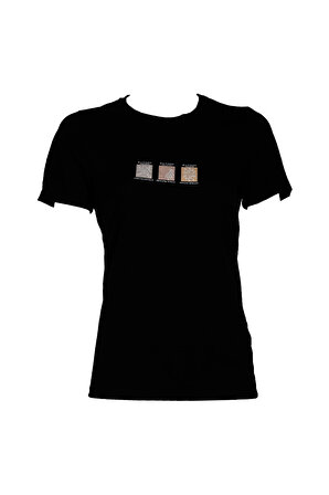 Matisse Baskı  Trender Kadın T-Shirt SİYAH