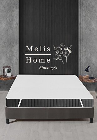 Melis Home Lastikli 60 x 120 Su Geçirmez Alez Beyaz