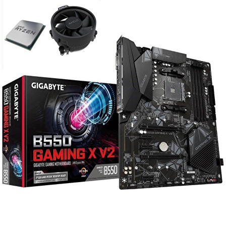 Gigabyte B550 GAMING X V2 AMD B550 AM4 DDR4 4733 MHz Gaming Anakart