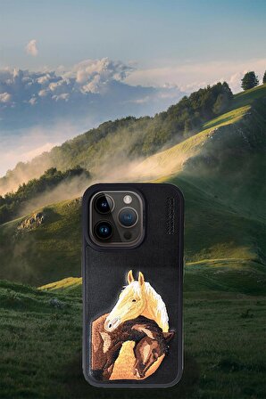 iPhone 15 Pro  Santa Barbara Polo Uyumlu  Fuchsia Doresi Arka Kapak