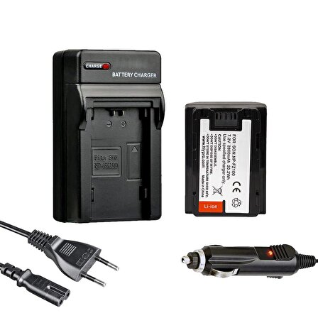 Cazipshop Sony Np-fz100 Batarya(2800Mah)+Şarj Cihazı (a7 Iıı , A7 Rııı , A9)