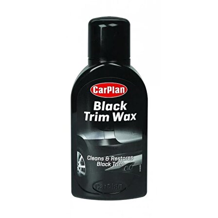 CarPlan Black Trim Wax / Solgun Siyah Plastik Renk Yenileyici Renklendirici Wax (100 ml)