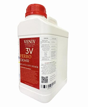 Veniv 3V Ferro Şelatlı Sıvı Demir 5L