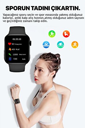 X8 Ultra Akıllı Saat - 45mm 2.0 Inç Ios Ve Android Uyumlu Arama Yapan Akıllı Saat