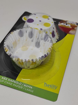 Kek Kapsülü Büyük Kağıt Kek Kapsülü Mini Tart Kek Kapsülü Muffin Ekler Kalıbı Yıldız