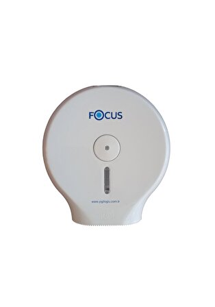 Focus Mini Jumbo Tuvalet Kağıdı Dispenseri Plastik Beyaz