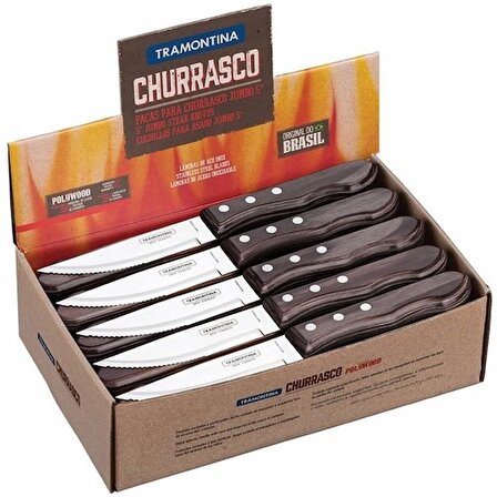 Tramontina Churrasco 21199/949 Jumbo Biftek-Steak Bıçağı (48 li Karton Stand)
