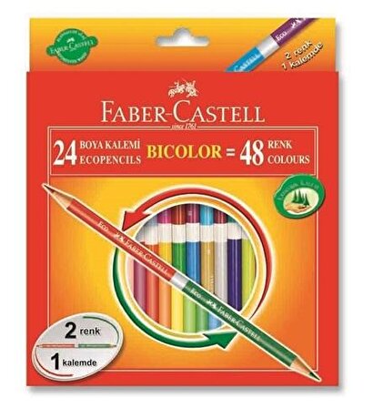 Faber-Castell Bicolor Boya Kalemi 48 Renk